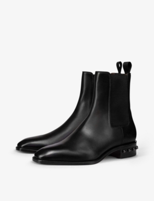 CHRISTIAN LOUBOUTIN Samson leather Chelsea boots