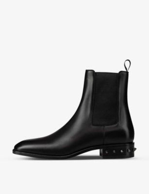 CHRISTIAN LOUBOUTIN Samson leather Chelsea boots