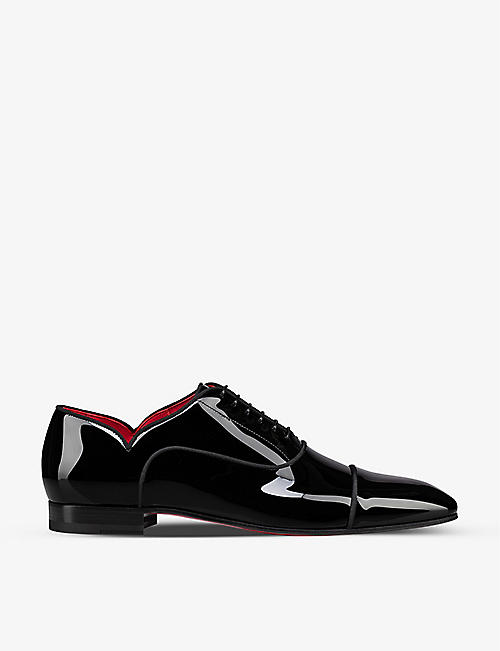 CHRISTIAN LOUBOUTIN: Greggy Chick leather Oxford shoes