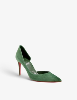 CHRISTIAN LOUBOUTIN Iriza 85 suede courts