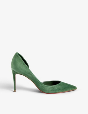 CHRISTIAN LOUBOUTIN Iriza 85 suede courts