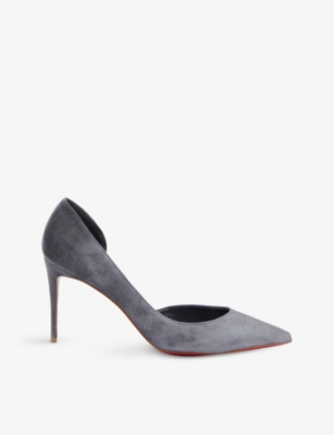 CHRISTIAN LOUBOUTIN Iriza 85 suede courts