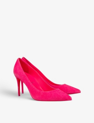 CHRISTIAN LOUBOUTIN Kate 85 suede courts