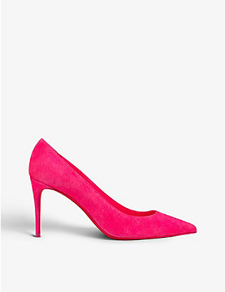 CHRISTIAN LOUBOUTIN: Kate 85 suede courts