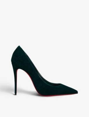 CHRISTIAN LOUBOUTIN Kate 100 suede courts