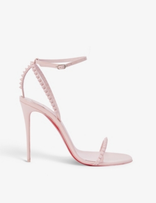 CHRISTIAN LOUBOUTIN So Me 100 patent leather heeled sandals Selfridges