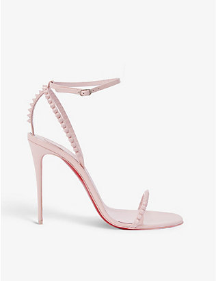 CHRISTIAN LOUBOUTIN: So Me 100 patent-leather heeled sandals