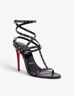 CHRISTIAN LOUBOUTIN Bombina Spikes 100 leather heeled sandals