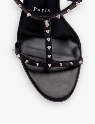 CHRISTIAN LOUBOUTIN Bombina Spikes 100 leather heeled sandals
