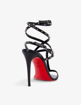 CHRISTIAN LOUBOUTIN Bombina Spikes 100 leather heeled sandals