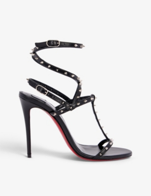 CHRISTIAN LOUBOUTIN Bombina Spikes 100 leather heeled sandals