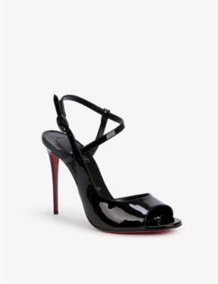 CHRISTIAN LOUBOUTIN So Jenlove 100 patent-leather heeled sandals