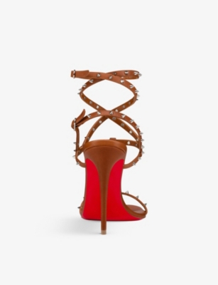 CHRISTIAN LOUBOUTIN Bombina Spikes 100 leather heeled sandals