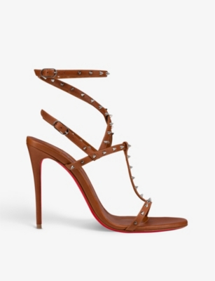 CHRISTIAN LOUBOUTIN Bombina Spikes 100 leather heeled sandals