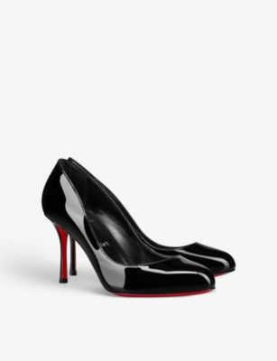 CHRISTIAN LOUBOUTIN Dolly 85 patent-leather courts