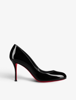 CHRISTIAN LOUBOUTIN Dolly 85 patent-leather courts