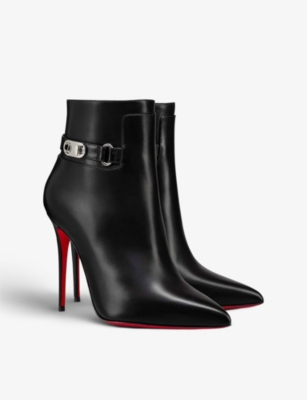 CHRISTIAN LOUBOUTIN So Kate 100 leather heeled ankle-boot