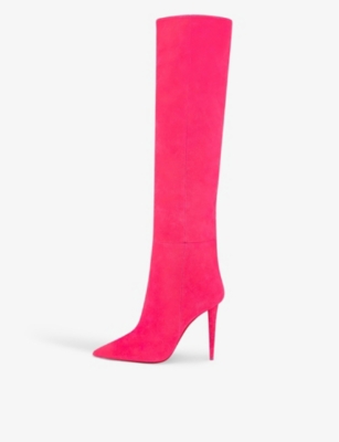 CHRISTIAN LOUBOUTIN Astrilarge suede heeled boots