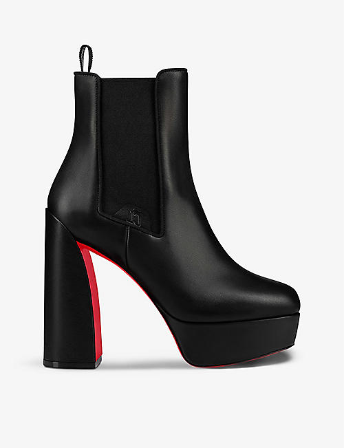 CHRISTIAN LOUBOUTIN: Movidastic leather heeled boots