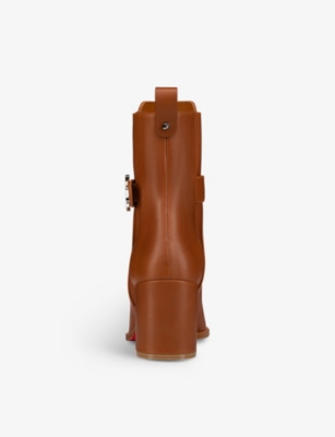 CHRISTIAN LOUBOUTIN: CL Chelsea Booty 70 Calf Leather Boots