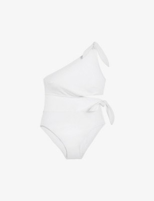 TED BAKER: Astile cut-out detail stretch-woven swimsuit