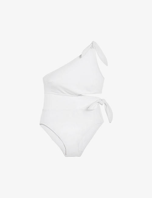 TED BAKER: Astile cut-out detail stretch-woven swimsuit
