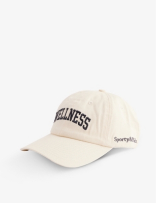 SPORTY & RICH - Wellness embroidered cotton baseball cap | Selfridges.com