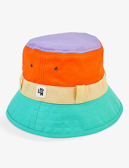 LITTLE HOTDOG WATSON: Lobster-print cotton bucket hat 0-10 years