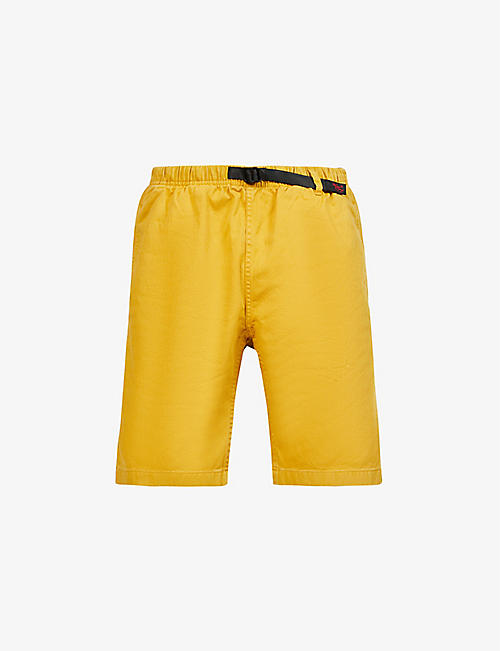GRAMICCI: Belt-strap brand-embroidered organic-cotton shorts