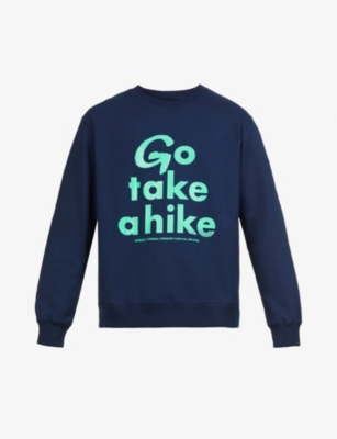 Take A Hike graphic-print cotton jersey sweatshirt