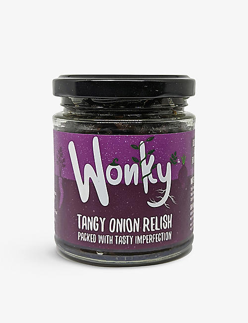 CONDIMENTS & PRESERVES: The Wonky Food Company Tangy Onion relish 210g