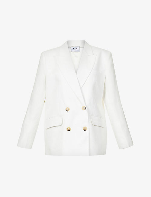LEA THE LABEL: Monaco oversized linen blazer