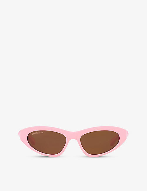 BALENCIAGA: BB0207S cat-eye frame acetate sunglasses
