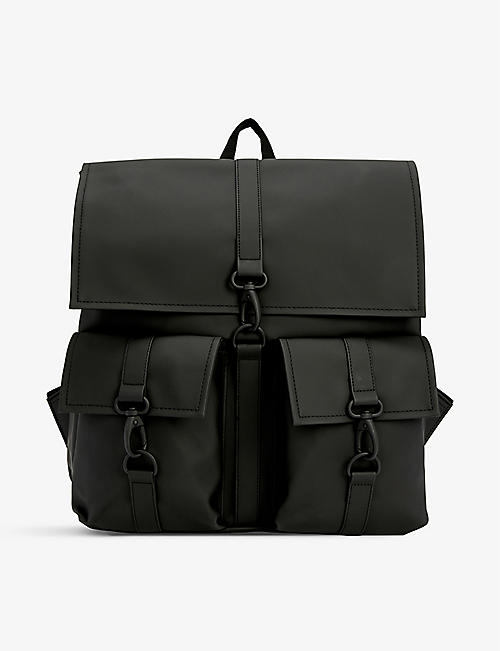 RAINS: MSN carabiner-closure woven backpack