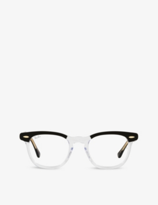 RAY-BAN: RX5398 Hawkeye square-frame acetate glasses