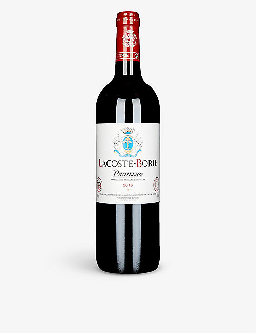 BORDEAUX：Château Grand-Puy-Lacoste 'Lacoste-Borie' 2016 葡萄酒 750 毫升