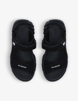 BALENCIAGA Tourist brand-patch mesh sandals