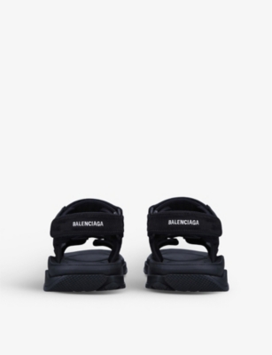 BALENCIAGA Tourist brand-patch mesh sandals