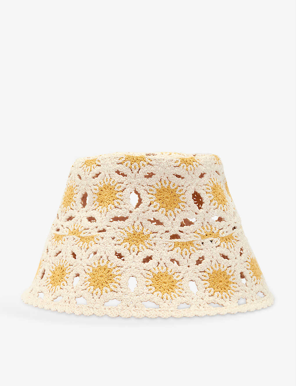 undefined | Bob Sun graphic-print cotton-crochet bucket hat