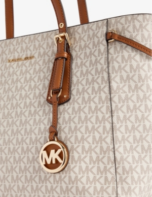 MICHAEL KORS: Michael tote bag in monogram canvas - Brown