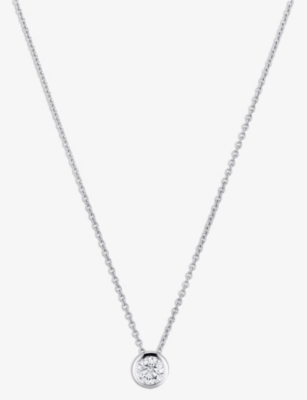 Bucherer Fine Jewellery Darling 18ct White-gold And 0.6ct Diamond Necklace In White Gold