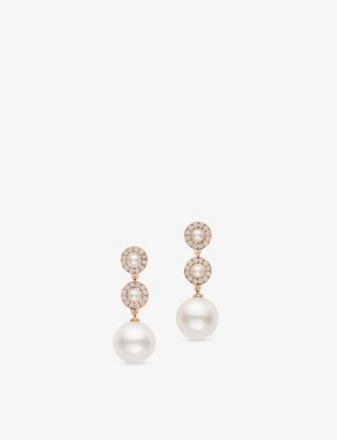 Selfridges store pearl earrings