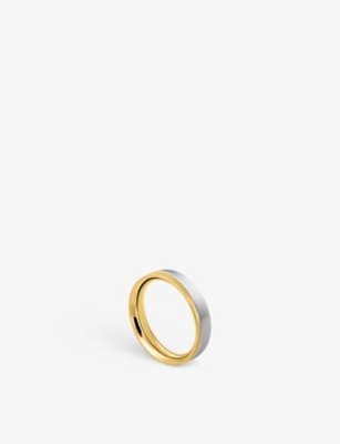 Bucherer Fine Jewellery Classics Soiree 18ct White-gold And 18ct Yellow-gold Wedding Ring
