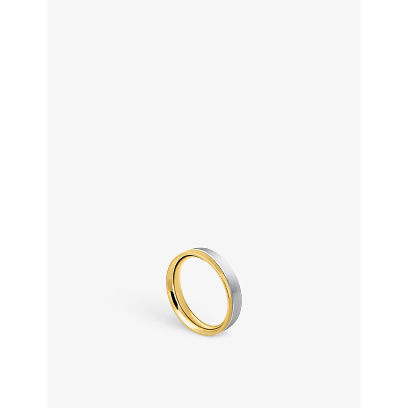 Bucherer Fine Jewellery Classics Soiree 18ct White-gold And 18ct Yellow-gold Wedding Ring