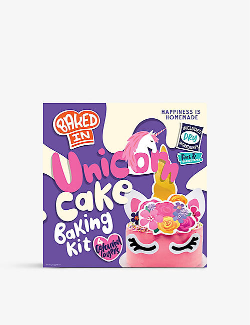 CONDIMENTS & PRESERVES: Bakedin Unicorn Celebration Cake baking kit 975g
