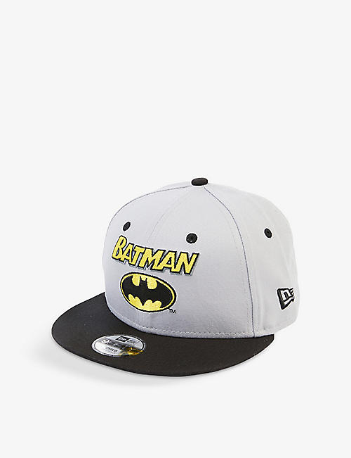 NEW ERA: Batman embroidered cotton cap