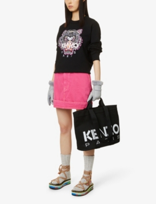 KENZO Tiger Classic brand-embroidered cotton-jersey sweatshirt