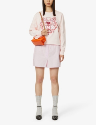 KENZO Tiger Classic brand-embroidered cotton-jersey sweatshirt