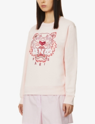 KENZO Tiger Classic brand-embroidered cotton-jersey sweatshirt