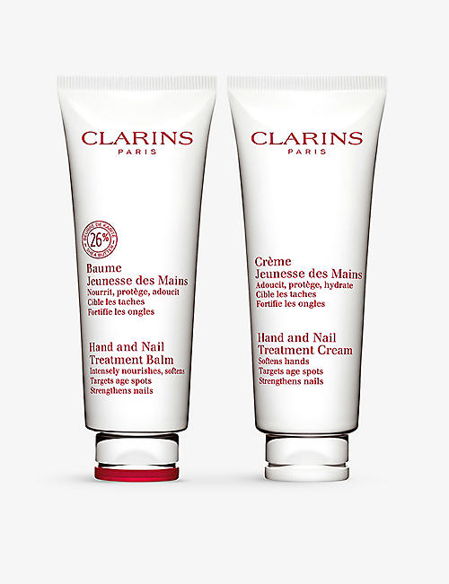 CLARINS: The Queen's Platinum Jubilee 2022 Nourishing limited-edition hand duo set